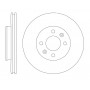 Тормозной диск 256 mm HYUNDAI Accent IV (RB) 10-…   //  KIA Rio III (UB) 11-...  TD273 (DF6198) (
