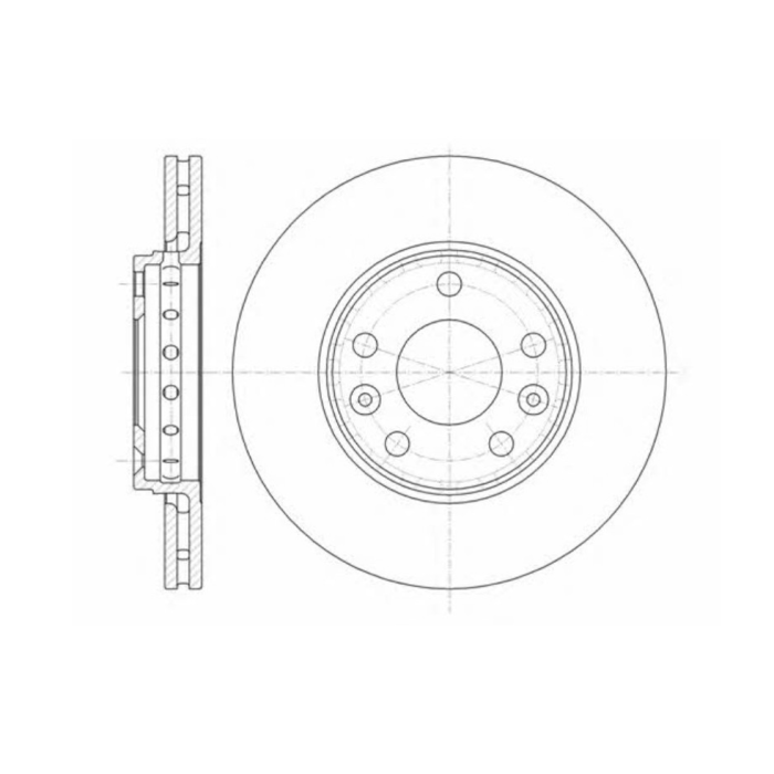 Тормозной диск 280 mm vent RENA / DACIA Duster 10-…, Fluence (L30) 02.10-..., Laguna III 10.07-..