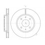 Тормозной диск 276 mm MITSU Galant VI 96-04, Lancer IX 03-13 TD396 (DF4809) (пр-во DAFMI)