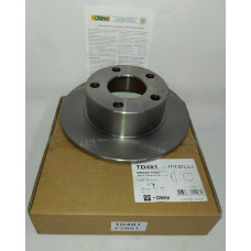 Тормозной диск 245 mm AUDI 100 90-94, A6 94-05; VW Passat B5, B6, B7 96-10; Sharan 95-; SKODA Sup