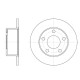 Тормозной диск 245 mm AUDI 100 90-94, A6 94-05; VW Passat B5, B6, B7 96-10; Sharan 95-; SKODA Sup