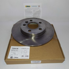 Тормозной диск 280 mm MAZDA 3 (BK, BL) 03-14, 5 (CR19, CW) 05-… TD638 (DF4047) (пр-во DAFMI)