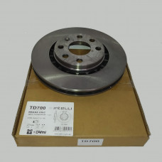 Тормозной диск 256 mm OPEL Astra F 91-98, Kadett E 85-93, Vectra A, B 89-04  //  DAEWOO Lanos/Sen
