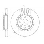 Тормозной диск 256 mm OPEL Astra F 91-98, Kadett E 85-93, Vectra A, B 89-04  //  DAEWOO Lanos/Sen