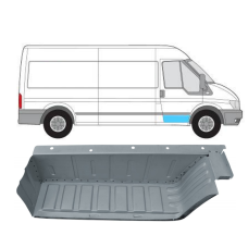 Ступенька FORD TRANSIT (00-13 г.) правая (пр-во Polcar)