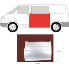 Порог VOLKSWAGEN TRANSPORTER IV боковины левый до стекла (пр-во KLOKKERHOLM)