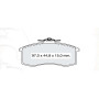 Колодки тормозные передние ОКА ВАЗ-1111 D131SM (16) (пр-во DAFMI)