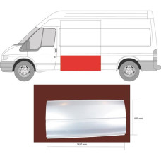 Рем під бензобак FORD TRANSIT (00-14 р.) середня база (68см) (вир-во KLOKKERHOLM)