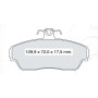 Колодки тормозные передние Волга ГАЗ 3109 D443E (пр-во Intelli)