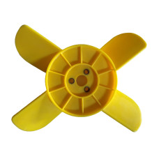 Вентилятор ВАЗ 2101, 2102, 2103, 2104, 2105, 2106, 2107 (4 лопасти) желтый (пр-во Украина)