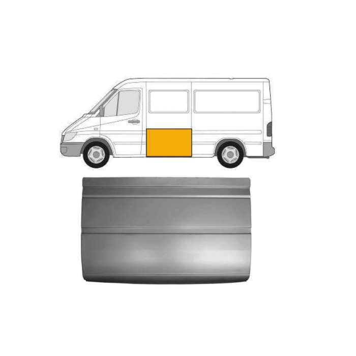 Низ боковини MERCEDES SPRINTER (95-р.) висота 66 см довжина 120 см (вир-во Polcar)