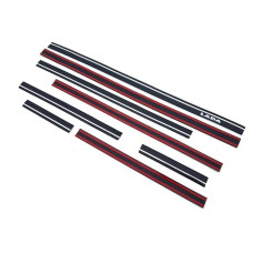 Молдинги двер ВАЗ 2101, 2102, 2103, 2106 полосы (2 части) хром