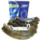 Колодки тормозные задние 203x37 FORD Fiesta V (JH, JD) 2001-2008, Fusion (JU) 2002-2012(GS8742)  (пр-во Dafmi)