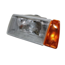 Фара ВАЗ 2108, 2109, 21099 (серый корпус) (указатель поворота желтый) левая (пр-во ESER)