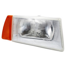 Фара ВАЗ 2108, 2109, 21099 (серый корпус) (указатель поворота желтый) правая (пр-во ESER)