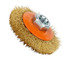 Щітка конусна "болгарка" М14 кручений дріт 125мм