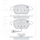 Колодки тормозные передние VW Golf IV, V, VI  97-13, Passat B6, B7 05-15, Jetta III, IV 05-…, Caddy